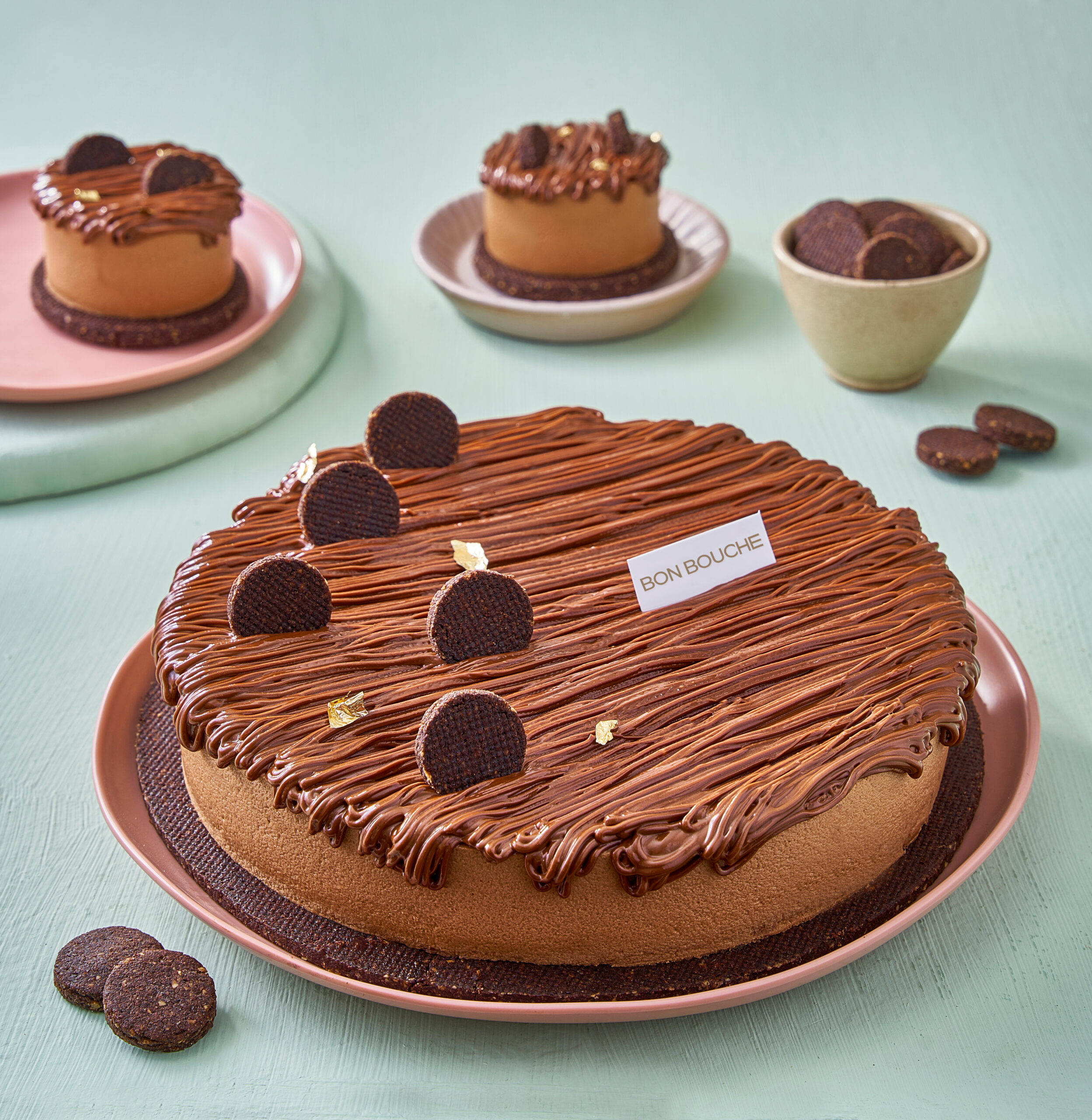 Gâteau noisette et cookies